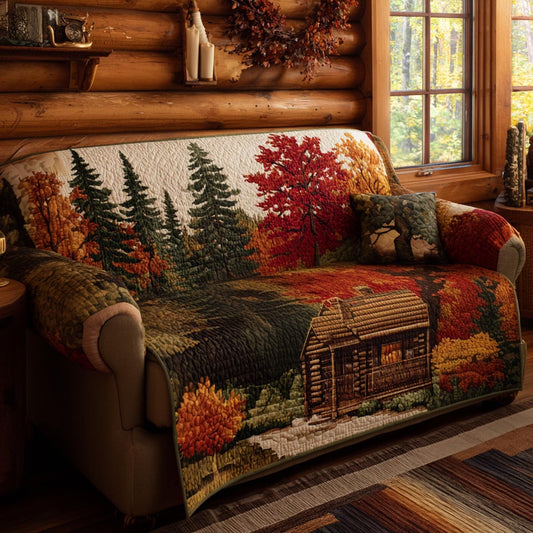 Woodland Comfort Quilted Sofa Cover NCU0DV1870