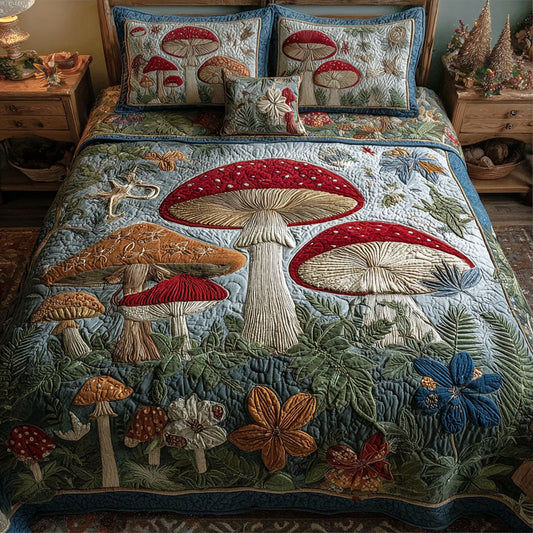 Woodland Dreams 3-Piece Quilted Bedding Set NCU0PTT2340