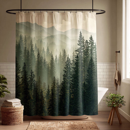 Woodland Echo Shower Curtain NCU0NTV863