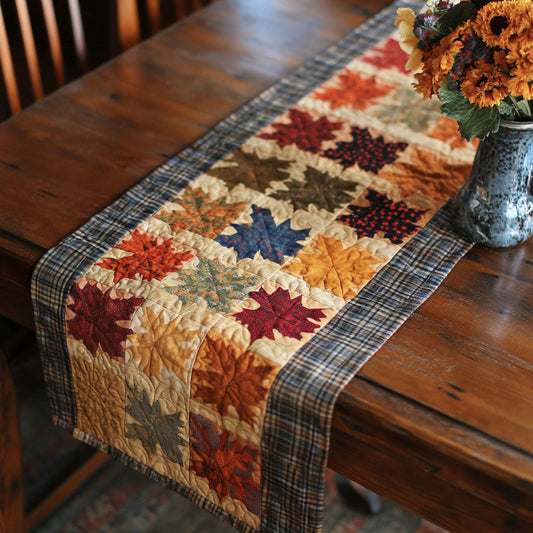 Woodland Fall Quilted Table Runner NCU0PTT623