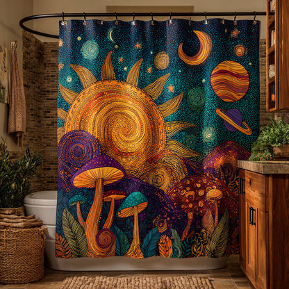 Woodland Fungi Shower Curtain NCU0DDK2394