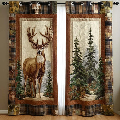Woodland Glade Quilted Curtains NCU0NNT2408