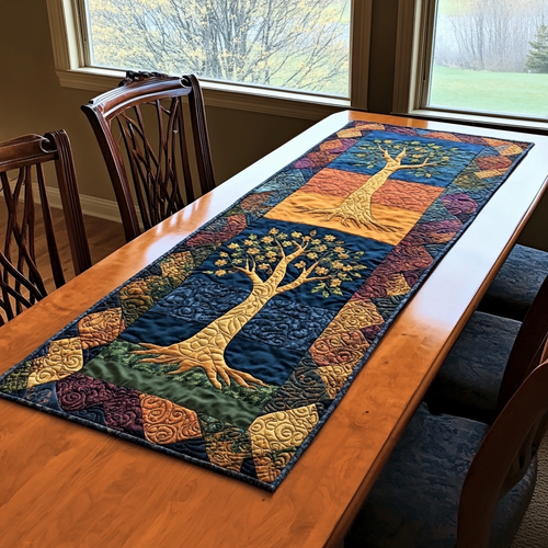 Woodland Glow Quilted Table Runner NCU0DDK1306