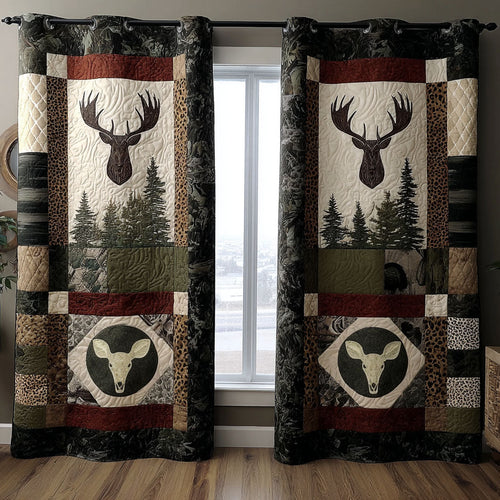 Woodland Grace Quilted Curtains NCU0PTT2195