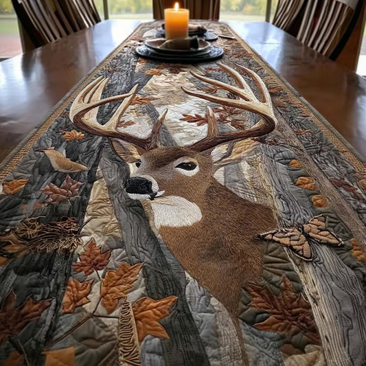 Woodland Majesty Quilted Table Runner NCU0NNT1917