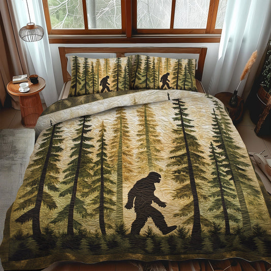 Woodland Mystery 3-Piece Quilted Bedding Set NCU0PTT146