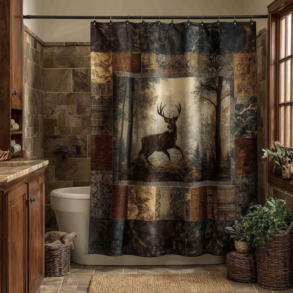 Woodland Patch Shower Curtain NCU0NNT2905