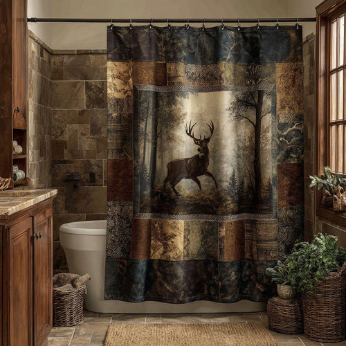 Woodland Patch Shower Curtain NCU0NNT2905