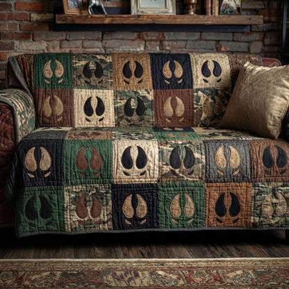 Woodland Paw Heritage Quilted Sofa Cover NCU0PTT2955