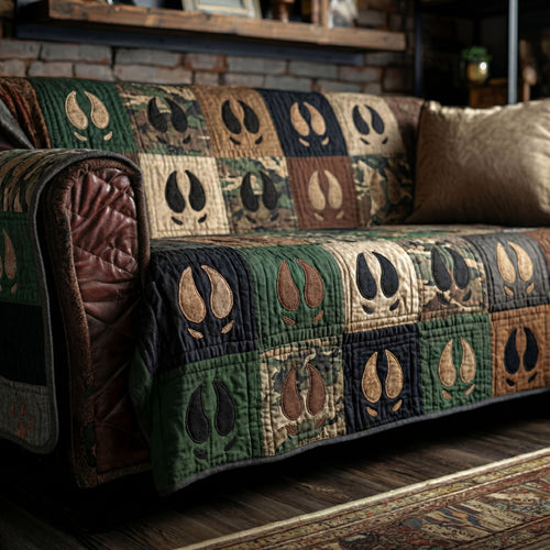 Woodland Paw Heritage Quilted Sofa Cover NCU0PTT2955