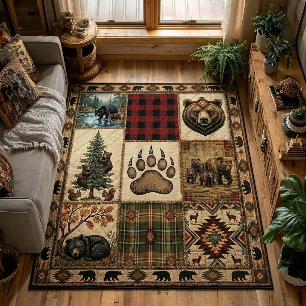 Woodland Pines Retreat Area Rug NCU0DQQ0777