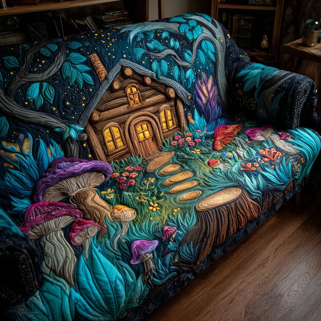 Woodland Serenity Home Quilted Sofa Cover NCU0PTT2280