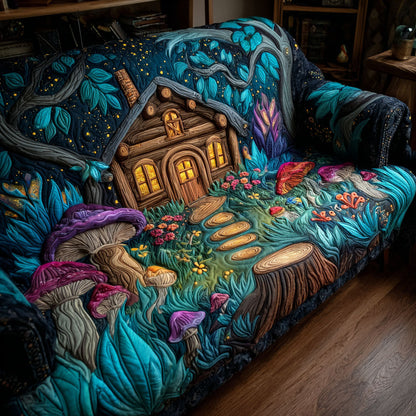 Woodland Serenity Home Quilted Sofa Cover NCU0PTT2280