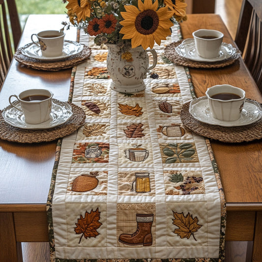 Woodland Wander Quilted Table Runner NCU0PTT590