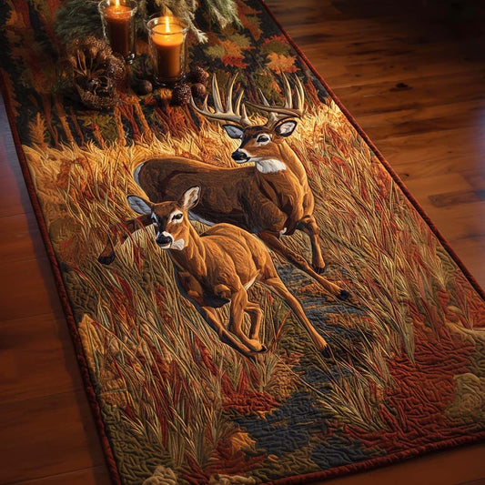 Woodland Watch Quilted Table Runner NCU0NNT1918