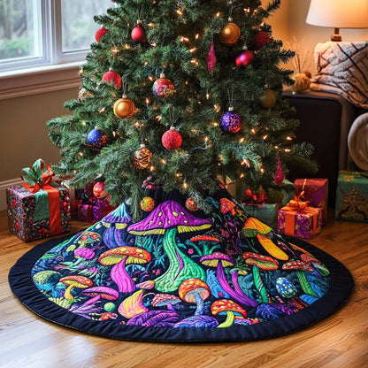 Woodland Whimsy Christmas Quilted Tree Skirt NCU0NNT2392