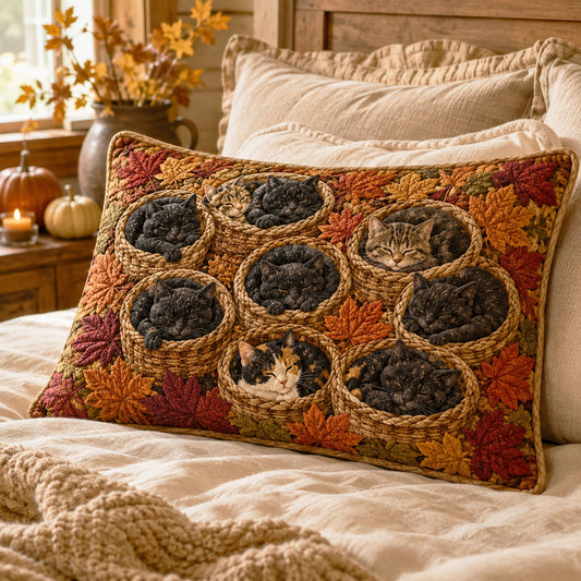 Woodland Whiskers Quilted Bedding Pillow Case NCU0NTD2163
