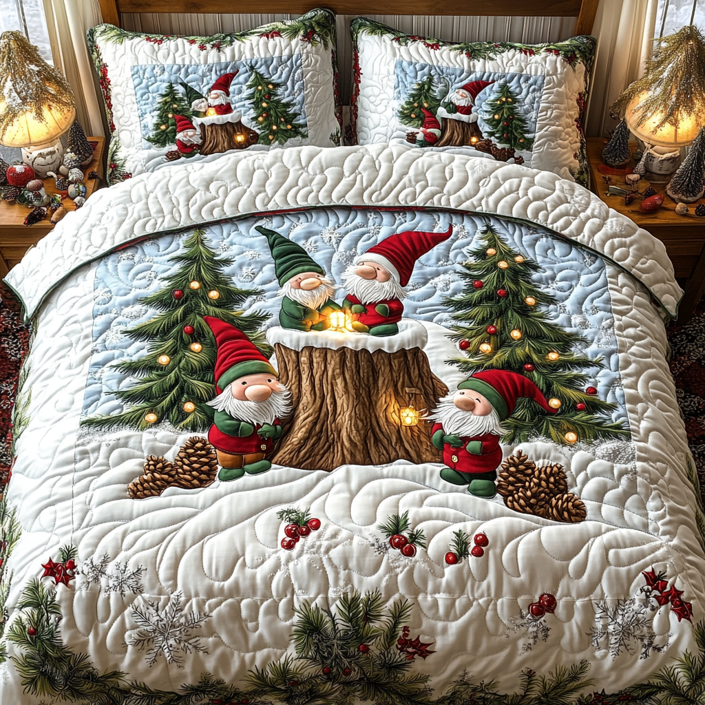 Woodland Wonders Quilted Bedding Set NCU0DV1772