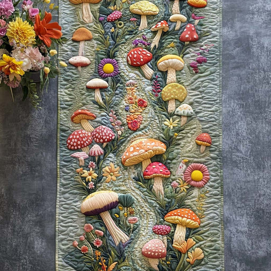 Woodland Wonders Quilted Table Runner NCU0NNT893