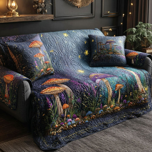 Woodlight Trail Quilted Sofa Cover NCU0PTT2281