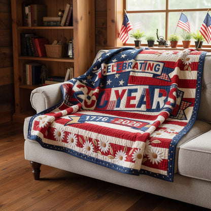 Wreath of Valor Quilted Blanket NCU0PTT3125