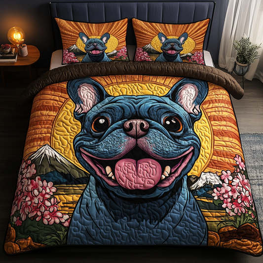 Wrinkle Dreams 3-Piece Quilted Bedding Set NCU0NVH869