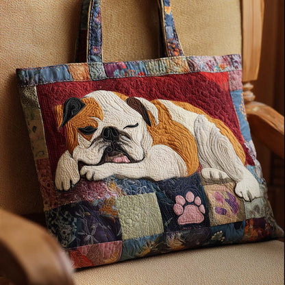 Wrinkle Love Quilted Tote Bag NCU0PTT1837