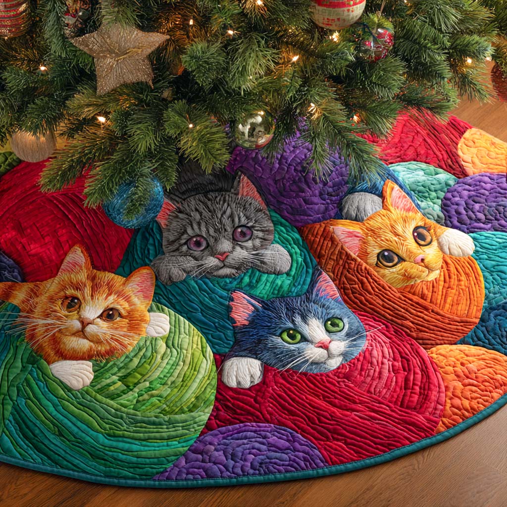Yarn Companions Quilted Tree Skirt NCU0NXD1017