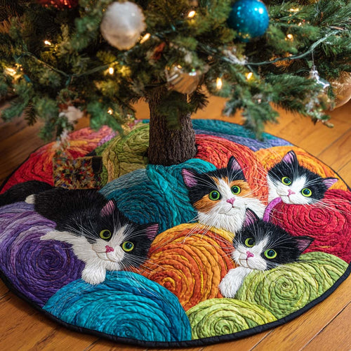 Yarn Haven Quilted Tree Skirt NCU0NXD1024