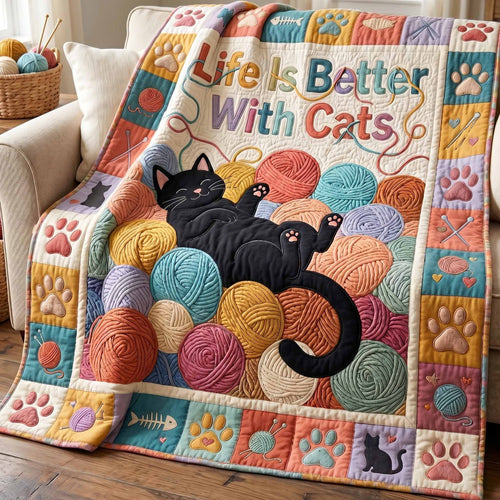 Yarn Nap Quilted Blanket NCU0NXD1864