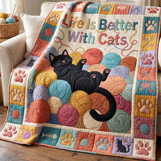 Yarn Nap Quilted Blanket NCU0NXD1864
