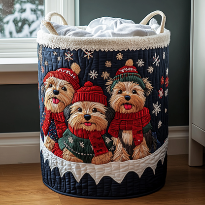 Yorkshire Cheer Quilted Laundry Basket NCU0DDK1371