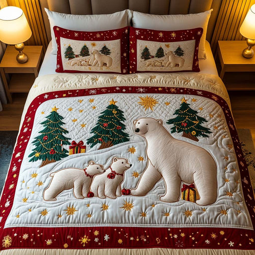 Yuletide Dreams 3-Piece Quilted Bedding Set NCU0NNT144