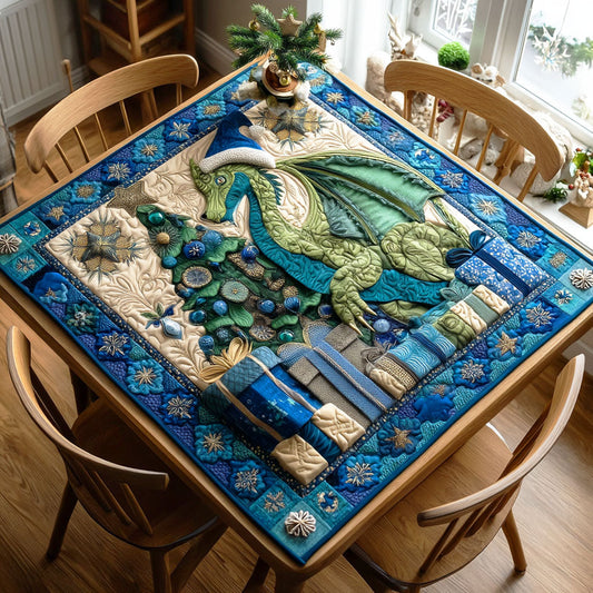 Yuletide Dragon Quilted Table Topper NCU0NTD540