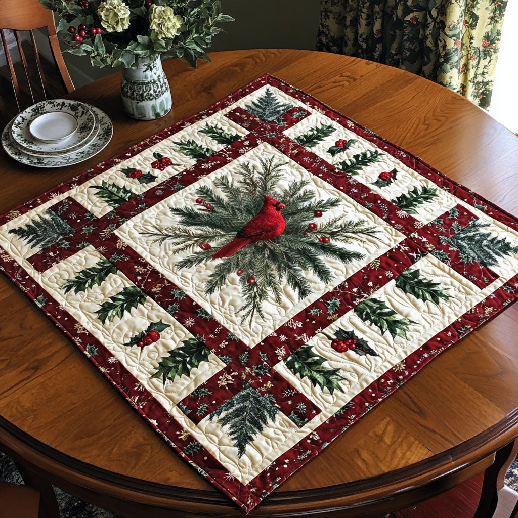 Yuletide Elegance Quilted Table Topper NCU0PTT1274