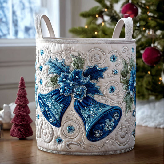 Yuletide Glow Quilted Laundry Basket NCU0PTT1347