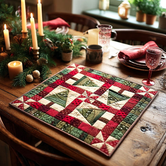 Yuletide Harmony Quilted Table Topper NCU0NTV134