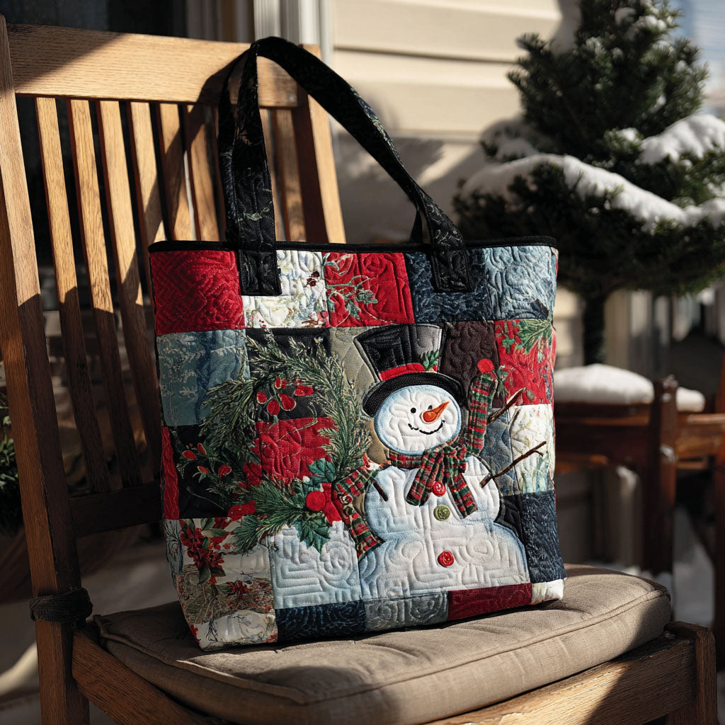 Yuletide Spirit Quilted Tote Bag NCU0PTT1716