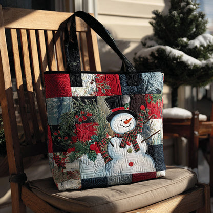 Yuletide Spirit Quilted Tote Bag NCU0PTT1716