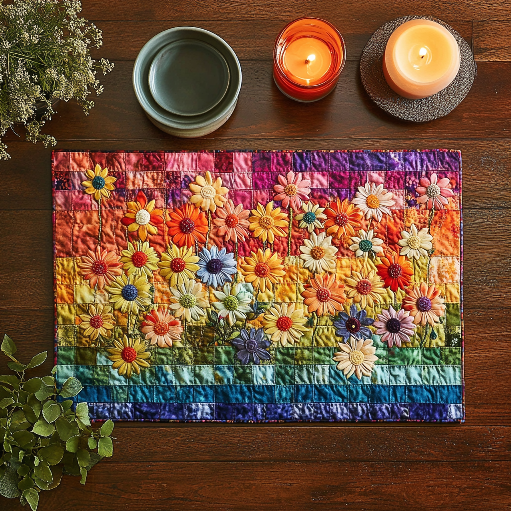 Blossom Mood Quilted Place Mat NCU0NVH880