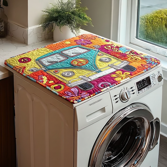 Hippie Journey Quilted Washer and Dryer Cover NCU0PVL675