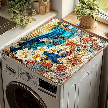 Sea Wanderer Quilted Washer and Dryer Cover NCU0PVL633