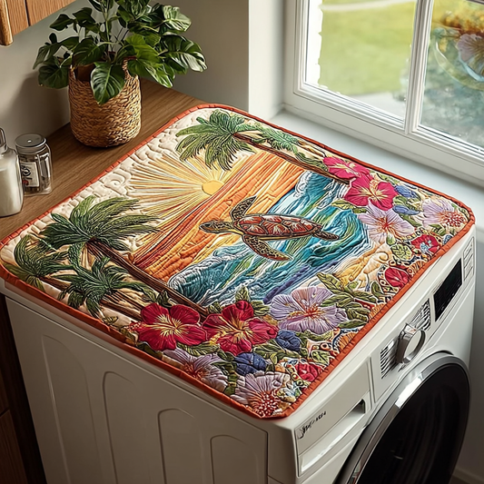 Tropical Swim Quilted Washer and Dryer Cover NCU0PVL635