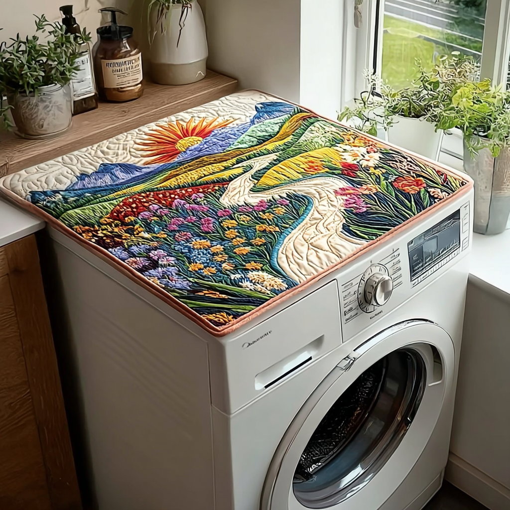 Golden Horizon Quilted Washer and Dryer Cover NCU0PVL603