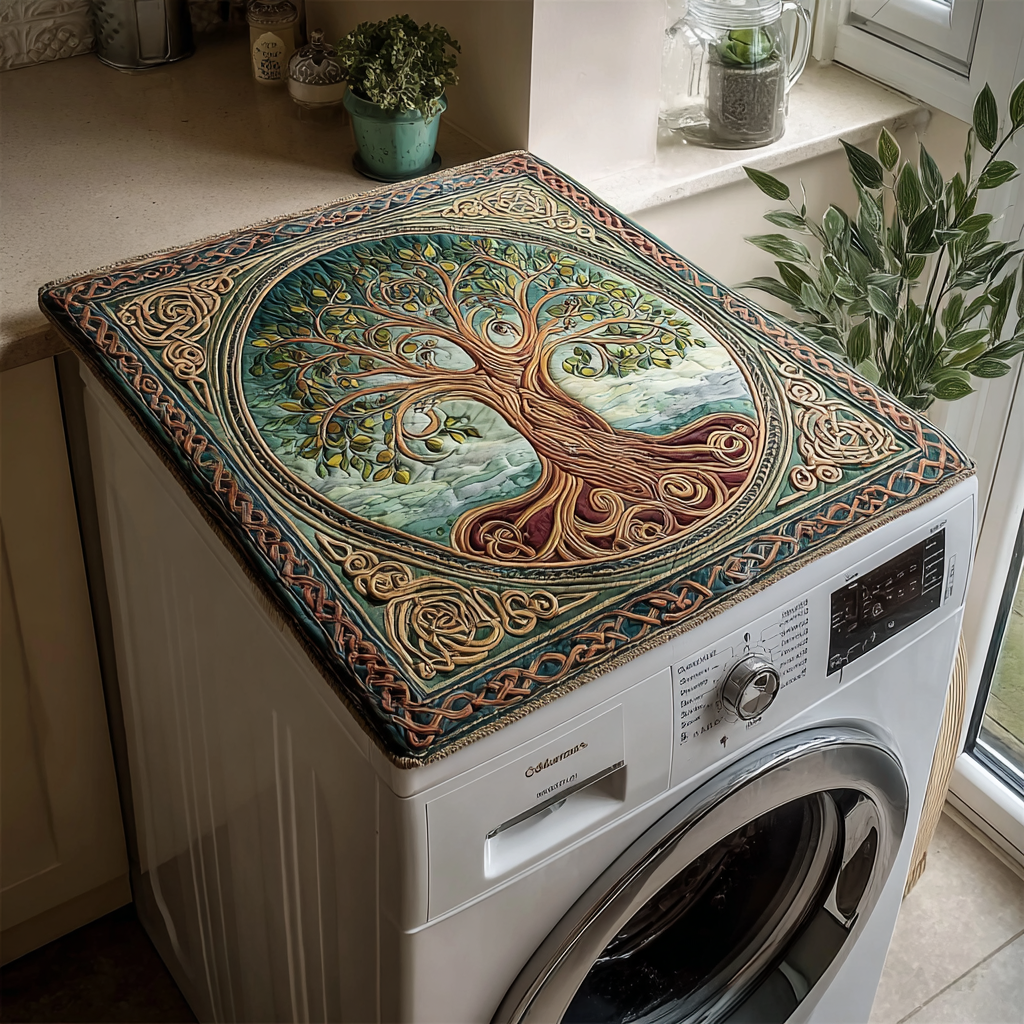 Eternal Roots Quilted Washer and Dryer Cover NCU0PVL619