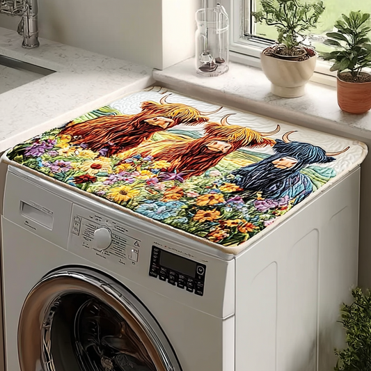 Triple Charm Quilted Washer and Dryer Cover NCU0PVL494