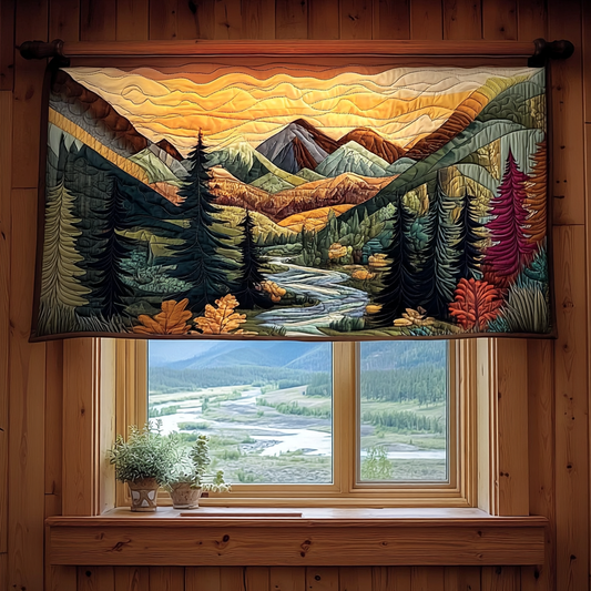 Forest Stream Quilted Valance NCU0PVL713