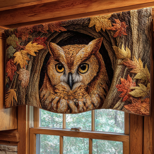 Silent Owl Quilted Valance NCU0PVL720