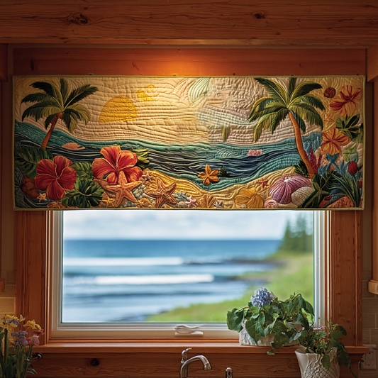 Tropical Quilted Valance NCU0PVL487