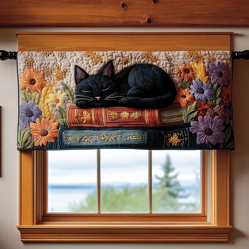 Sleeping Books Quilted Valance NCU0PVL563 – Quiltnest